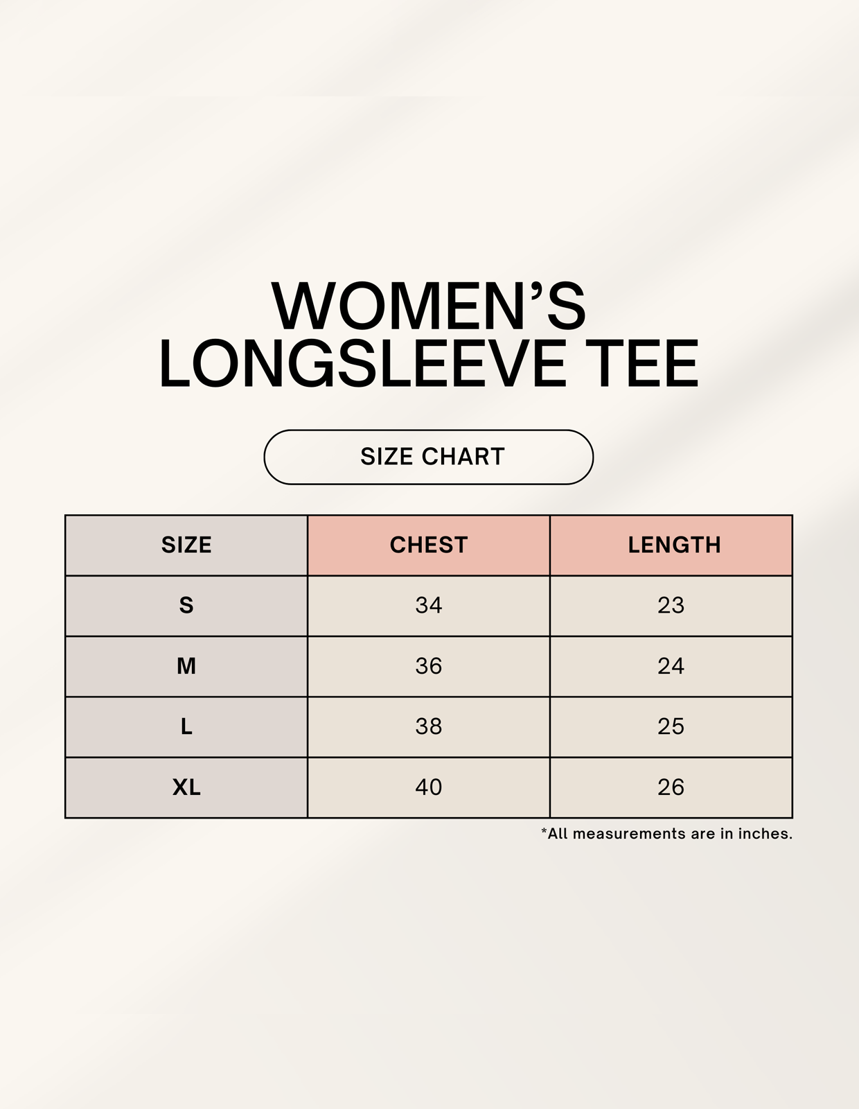 Color_Size Chart