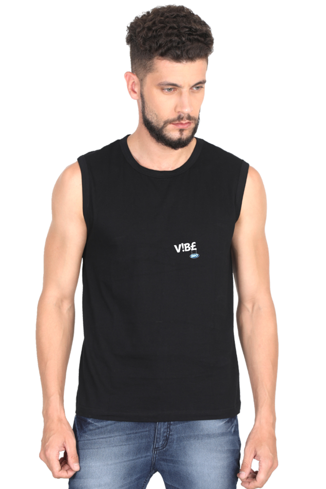 Male Round Neck Sleeveless