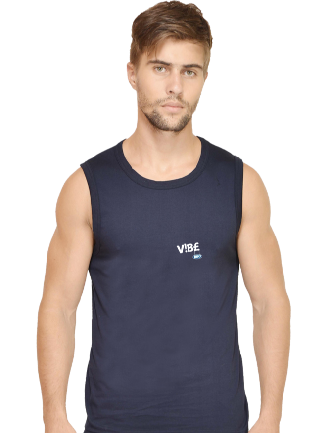 Male Round Neck Sleeveless
