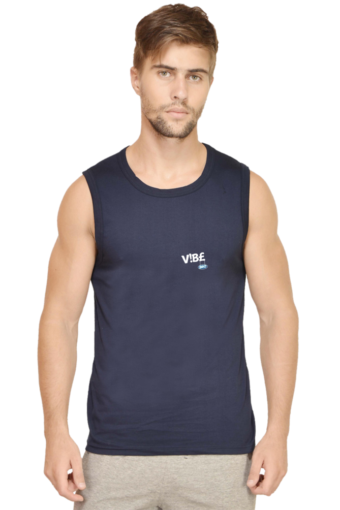 Male Round Neck Sleeveless