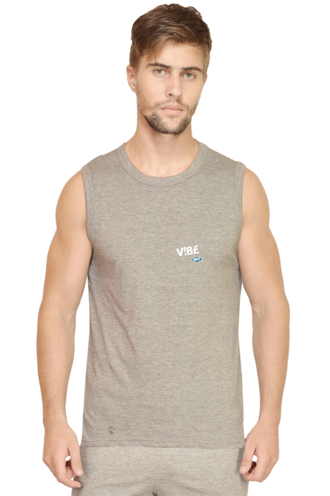 Male Round Neck Sleeveless