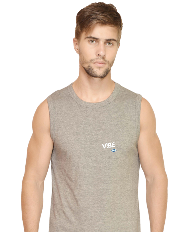 Male Round Neck Sleeveless