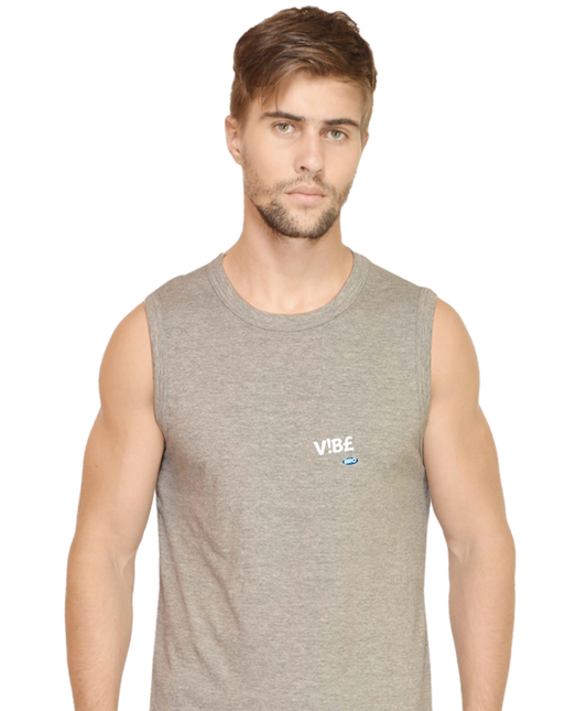 Male Round Neck Sleeveless