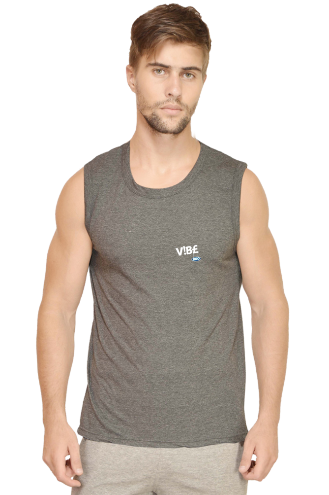 Male Round Neck Sleeveless