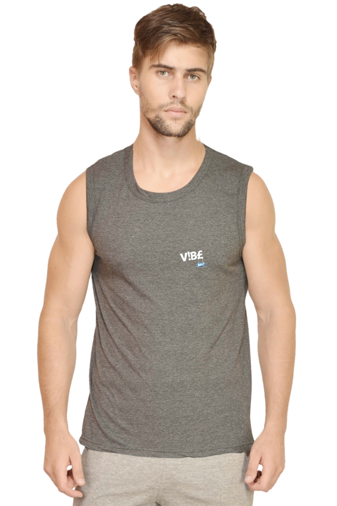 Male Round Neck Sleeveless